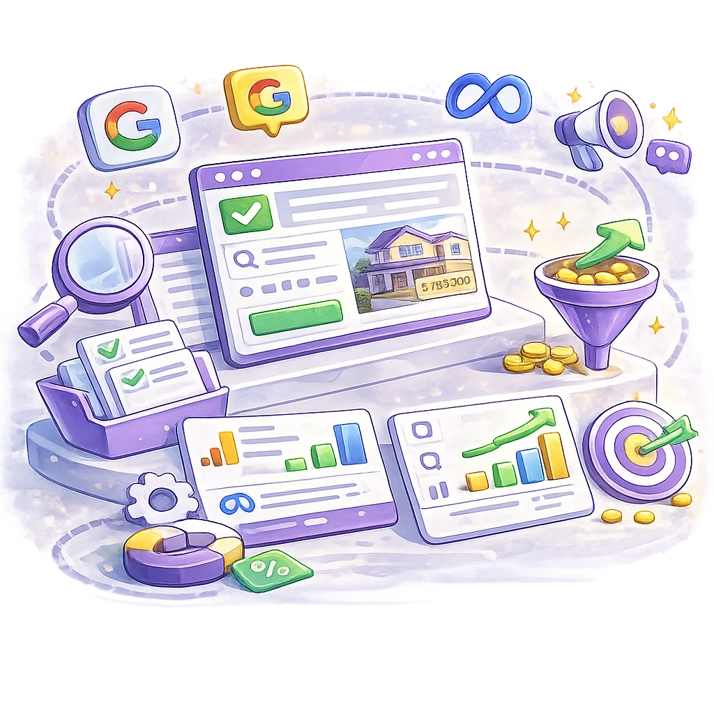 Real Estate Landing Page Development