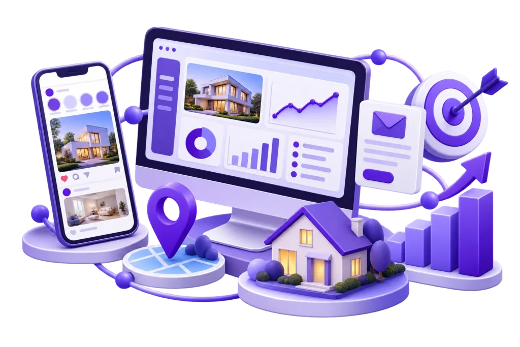 Real estate digital marketing campaign management